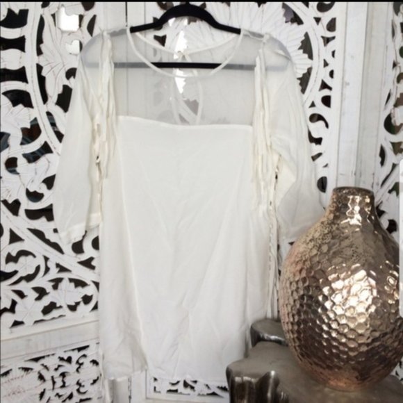 Jen's Pirate Booty Banshee Mini Dress WHITE - Picture 8 of 10